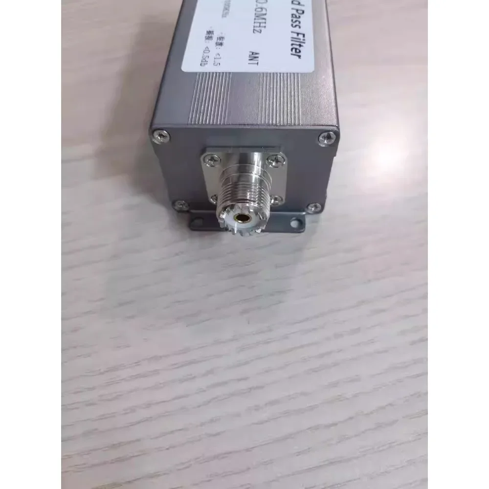 BPF 0.6MHz Bandpass Filter, Bandwidth 100KHz, for Reception, Noise Suppression and Anti-interference  M Female Socket