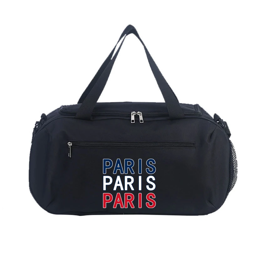 

Дорожная сумка PARIS с креативным принтом, мужская и женская нейтральная ручная кладь большой вместимости, спортивная сумка для сухого и влажного разделения