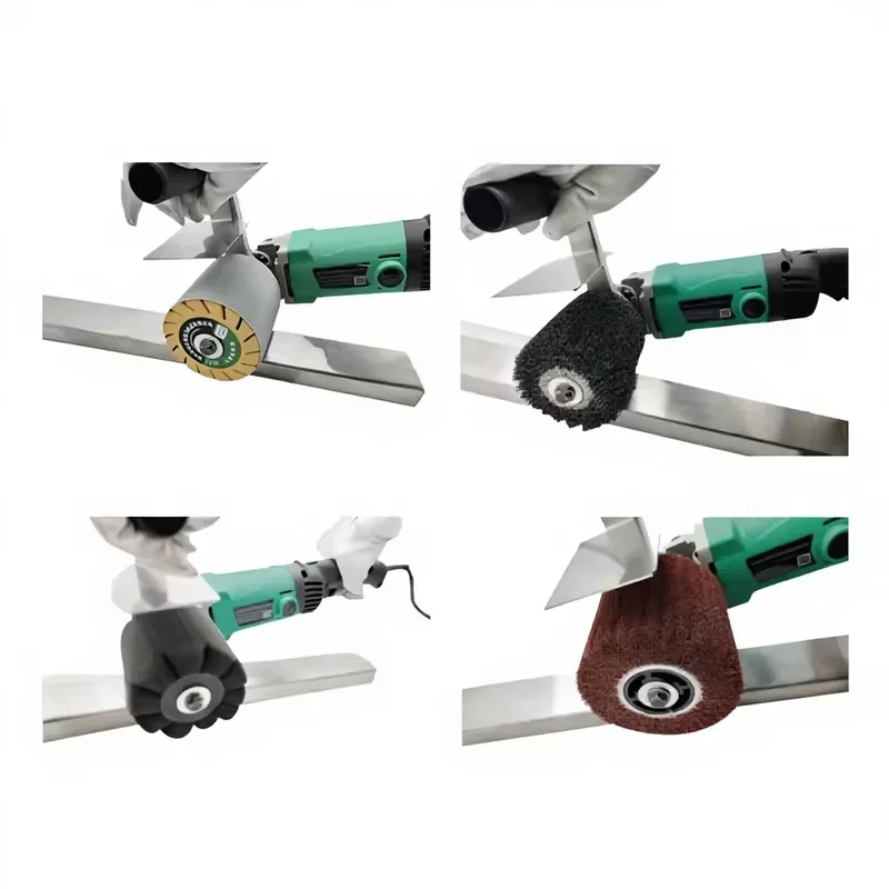 Handheld Industrial High Power Variable Speed Electric Polisher 1400W 4inch Wheel Multifunctional Polishing Machine Stainless