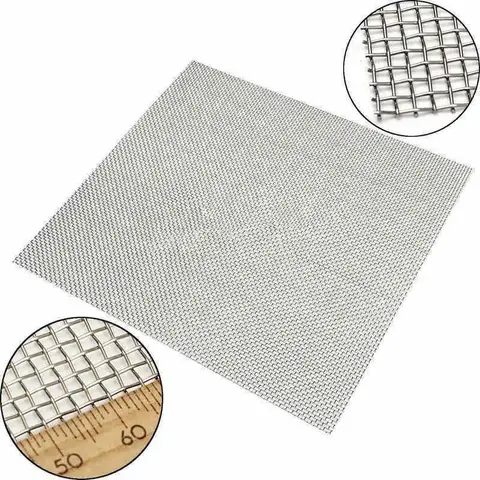 1pcs Stainless Steel Filter Net Metal Front Repair Fix Mesh Filtration Woven Wire Screening Stainless Steel Mesh Filter 4-500 Me