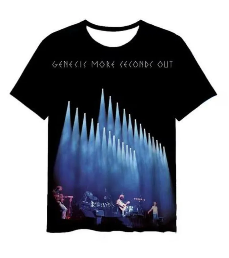 

New Fashion Men/Women Genesis Band 3D Print Short Sleeve T-Shirt Fashion T Shirt Sport Hip Hop Summer Tops T088