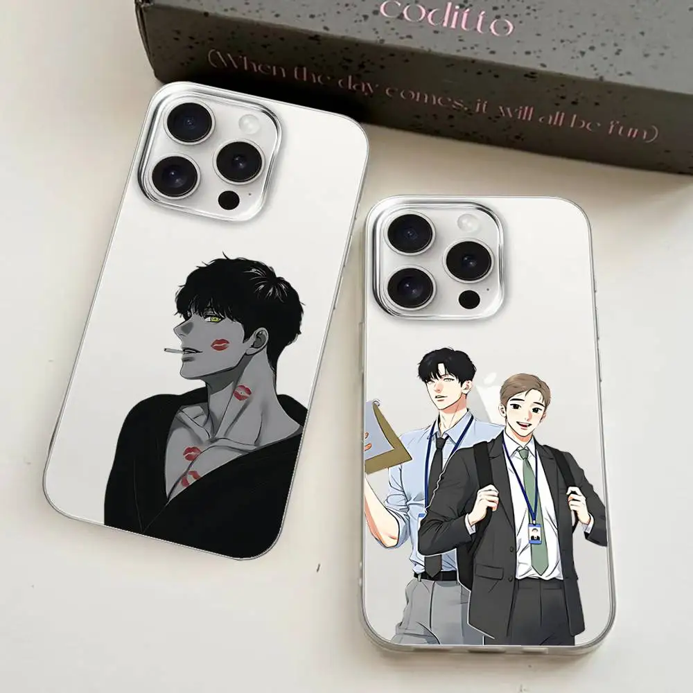 Custodia per telefono B-Bj-A-Alexs per IPhone 17 16 15 14 Plus 13 12 11 Pro Max Cover posteriore per telefono trasparente