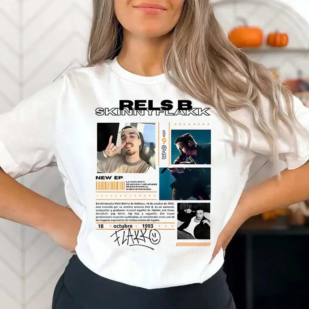 Rels b t shirt teen Graphic University Breathable Vintage tshirt Pastel Classic Y2k women Breathable Retro