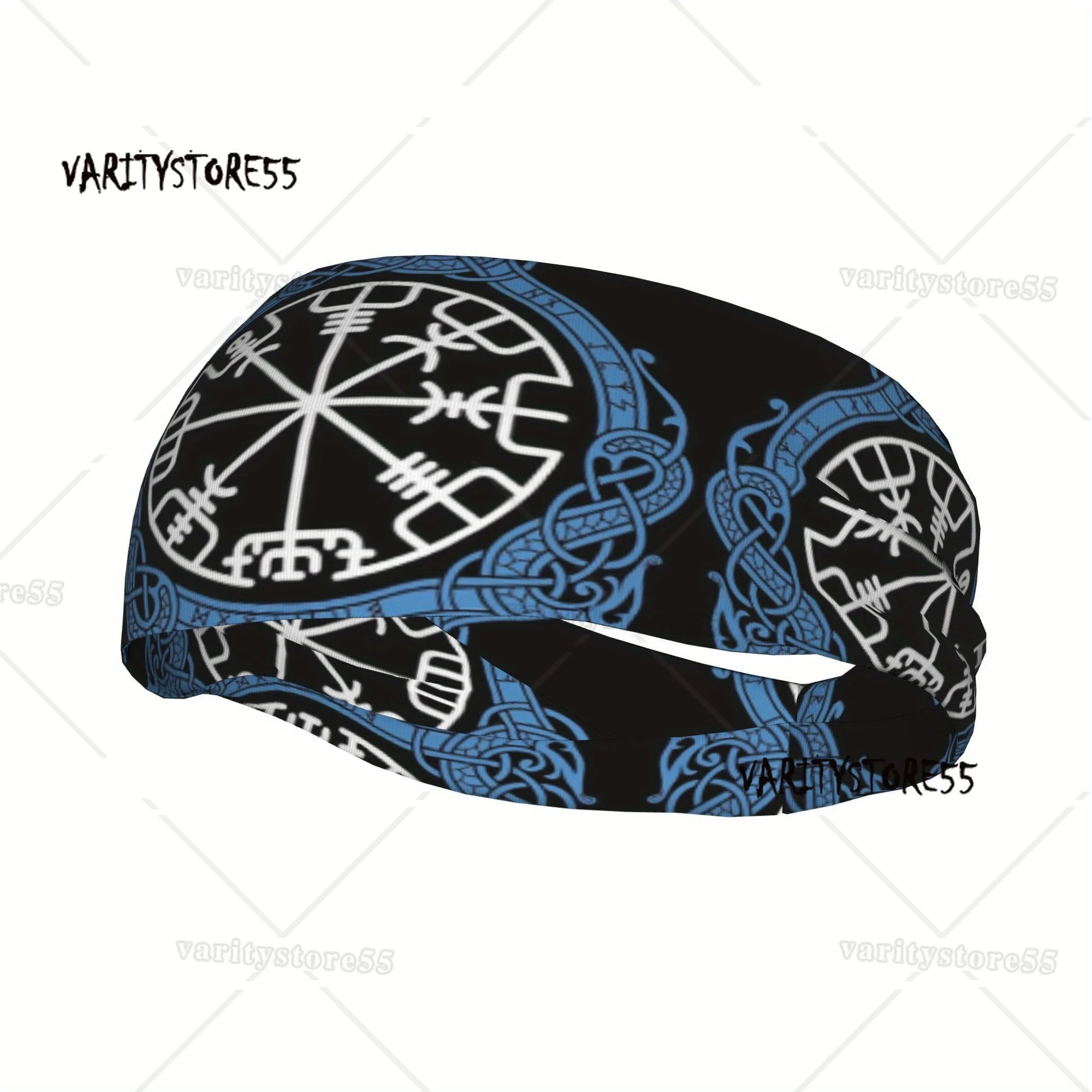

Pagan Viking Sports Headband for Men Wome Reused Washed Mens Headband Sweat Bands for Running Yoga Fitness Workout