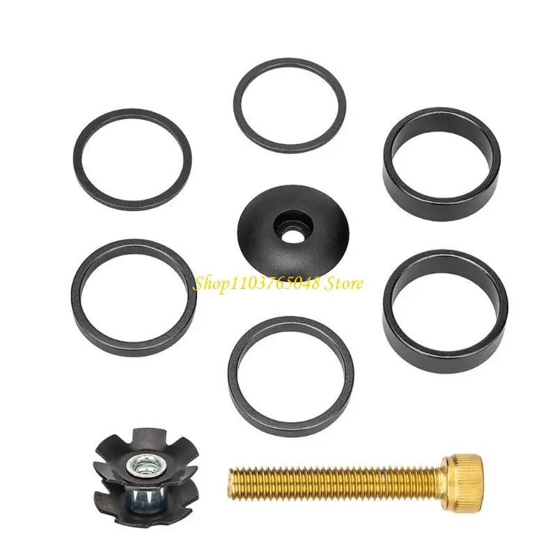 

R53E Велосипедные проставки для выноса передней вилки с верхней крышкой выноса, длинные болты, алюминиевый сплав