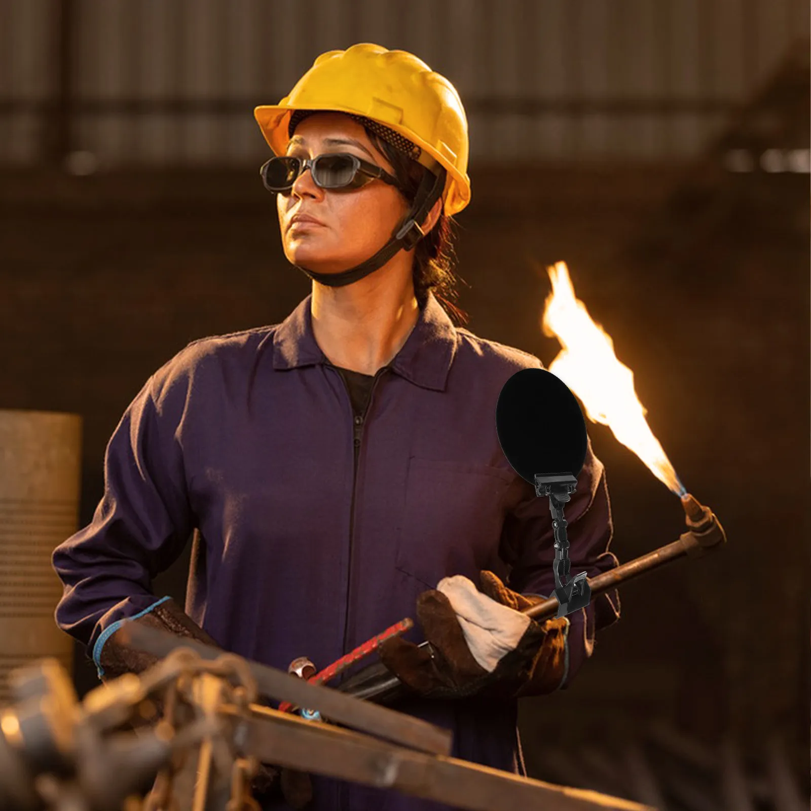 Welding Mask Auto Darkening Lens Clamshell Face Protection Replacement Safety Masks Adjustable Shade Levels Solar Powered Design