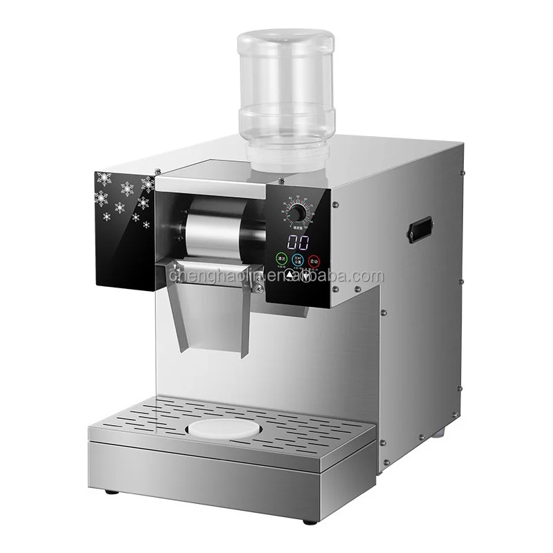 Snowflake Ice Flake Making Bingsu Machine Automatic Shaved  Machine Automatic Snow  Maker  Crusher Fast  Shaving