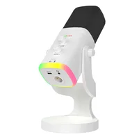 Professional RGB Light USB Gaming Microphone with ShockMount - Noise-Cancelling Mic, Plug & Play Recording,Streaming Equipment for Game Console, Mobile Phones, PCMusic Accessories Professional RGB Light 8