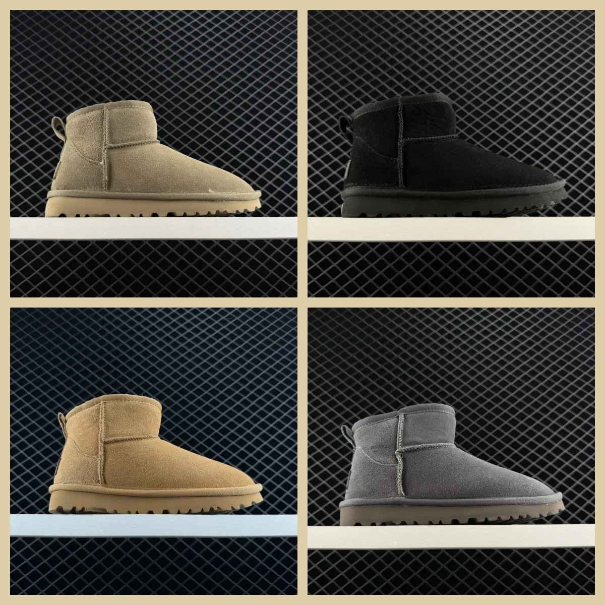 2026 HOT NEW mini boots wool women snow boots real sheepskin wool low-top warm fur shoes men and women winter short boots