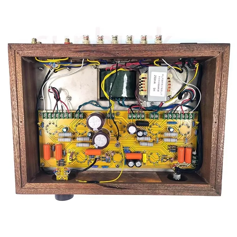 Sunbuck 6P14 EL84 Push Pull Electronic Tube Amplifier 15WX2PCB Version Three Segment Equalizer 6N1+6N3 Amplifier Audio