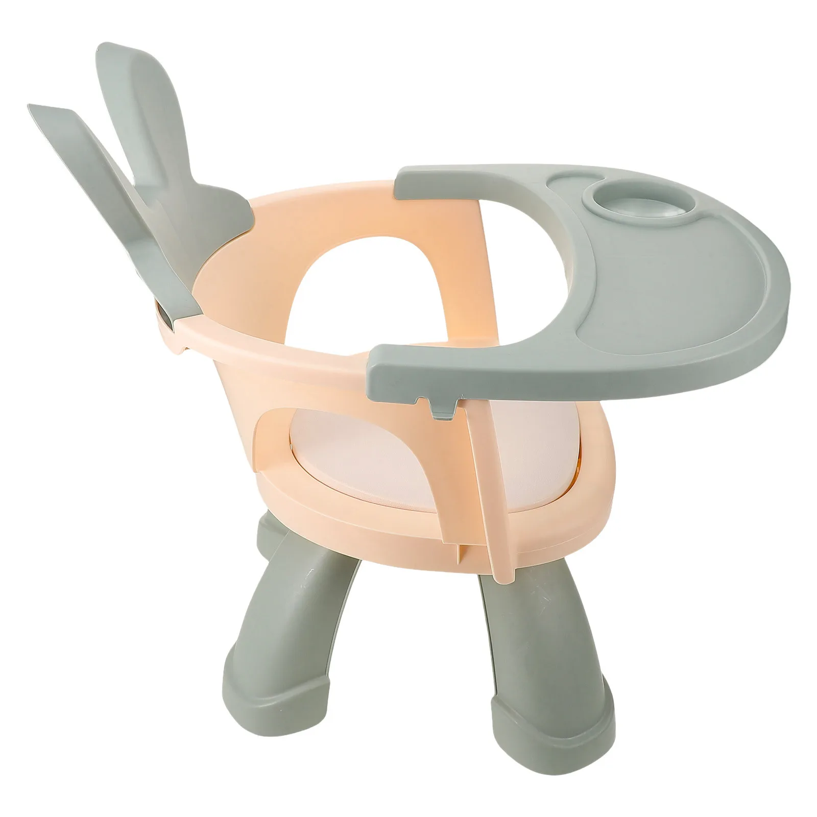 مقعد تغذية بلاستيكي للأطفال بشخصيات كرتونية، تصميم متعدد الوظائف، مادة آمنة وغير سامة، محمولة وخفيفة الوزن #6