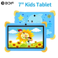 2025 nuevas tabletas para niños con patrón de dibujos animados de 7 pulgadas Quad Core 4GB RAM 64GB ROM 5G WiFi juegos educativos de aprendizaje tableta regalo para niños