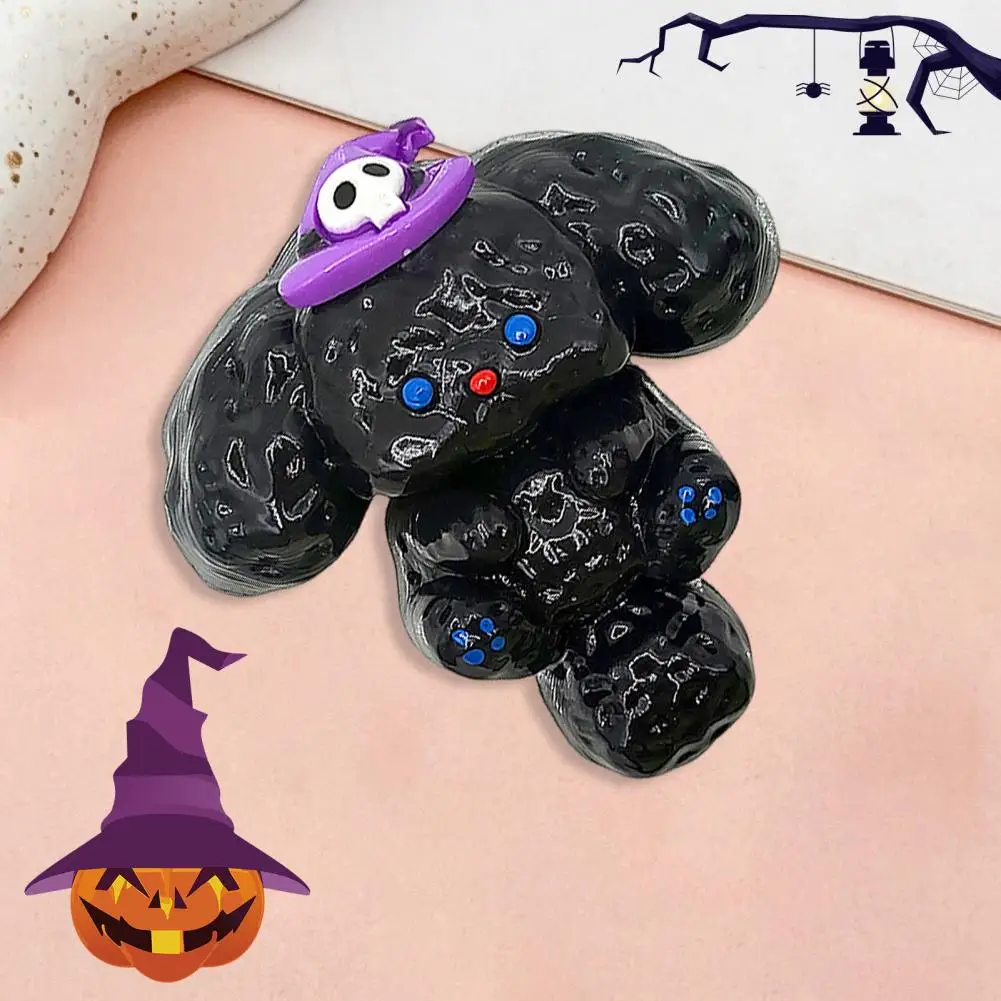 Forma brinquedo reunindo dos desenhos animados cão coelho alívio do estresse brinquedo para crianças adultos macio tpr bola brinquedo fidget halloween animal squeeze