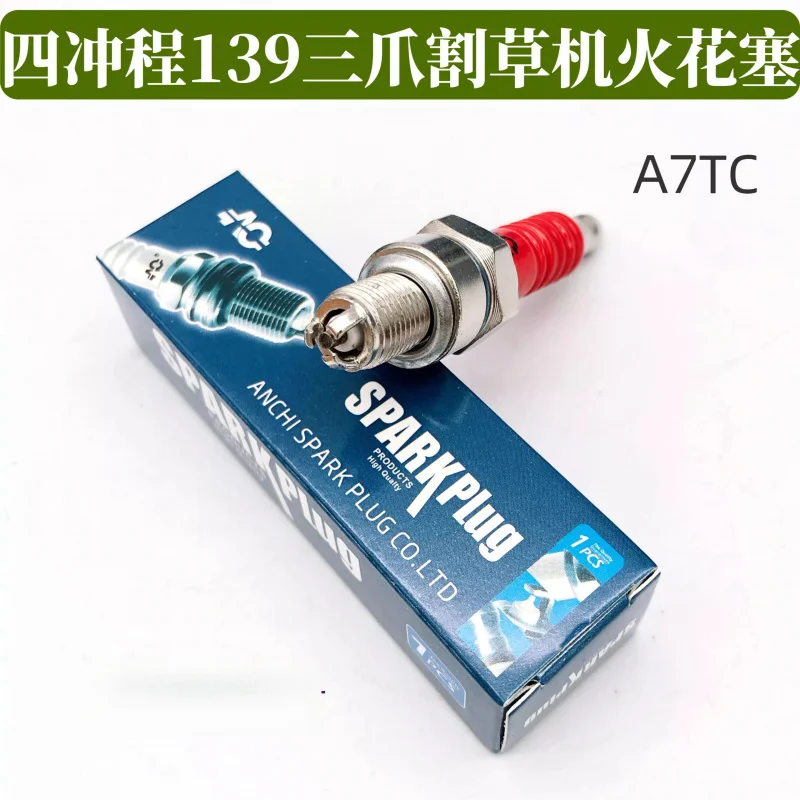 5 pcs for 139 four-stroke lawn mower three-prong spark plug A7TC