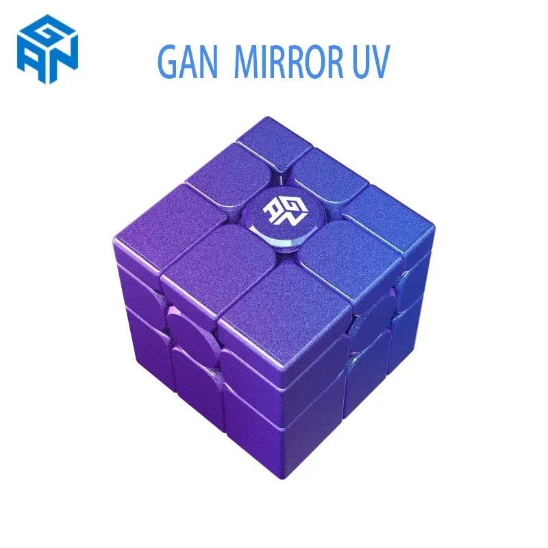 Gan Mirror M UV 3X3 Magnetic Magic Speed Cube Professional Cast Coated Gan 3by3 Mirror Cube Fidget Toys Cubo Magico Puzzle