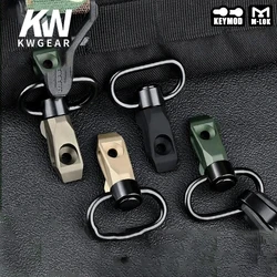 WADSN Fast Tactical Metal SI QD Sling Swivel Buckle Vertical Sling Base Mount 20mm Mlok Keymod Rail Metal Steel Pressure Buttons