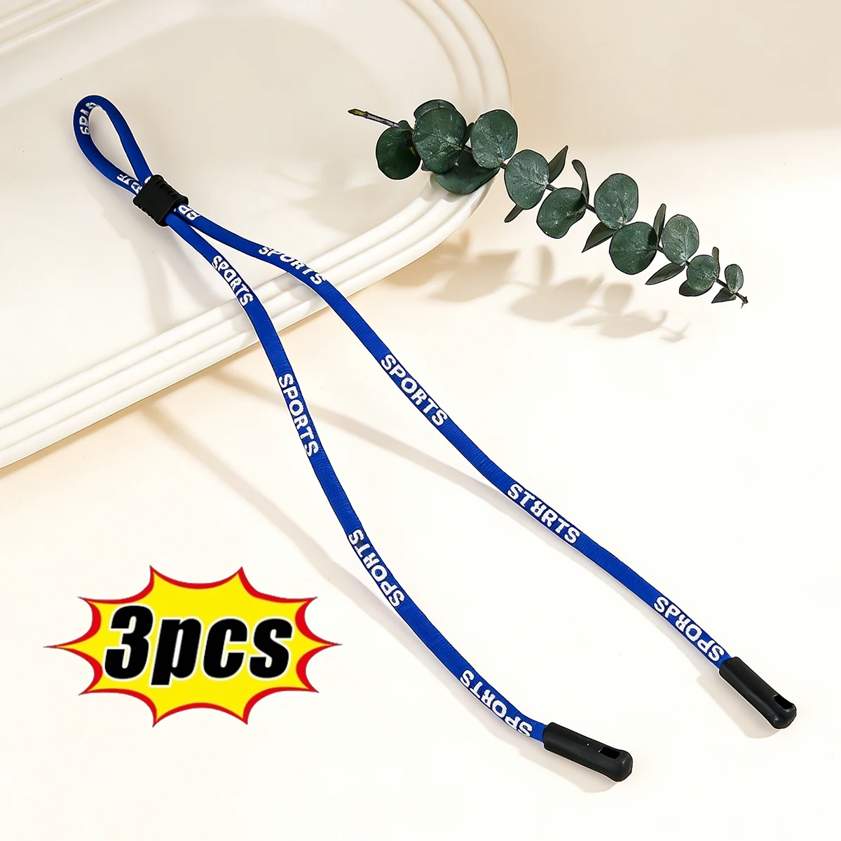 3-teiliges Brillenband, Sportbrillenhalter für den Hals für Männer und Frauen, Sonnenbrillenbandkette PS01