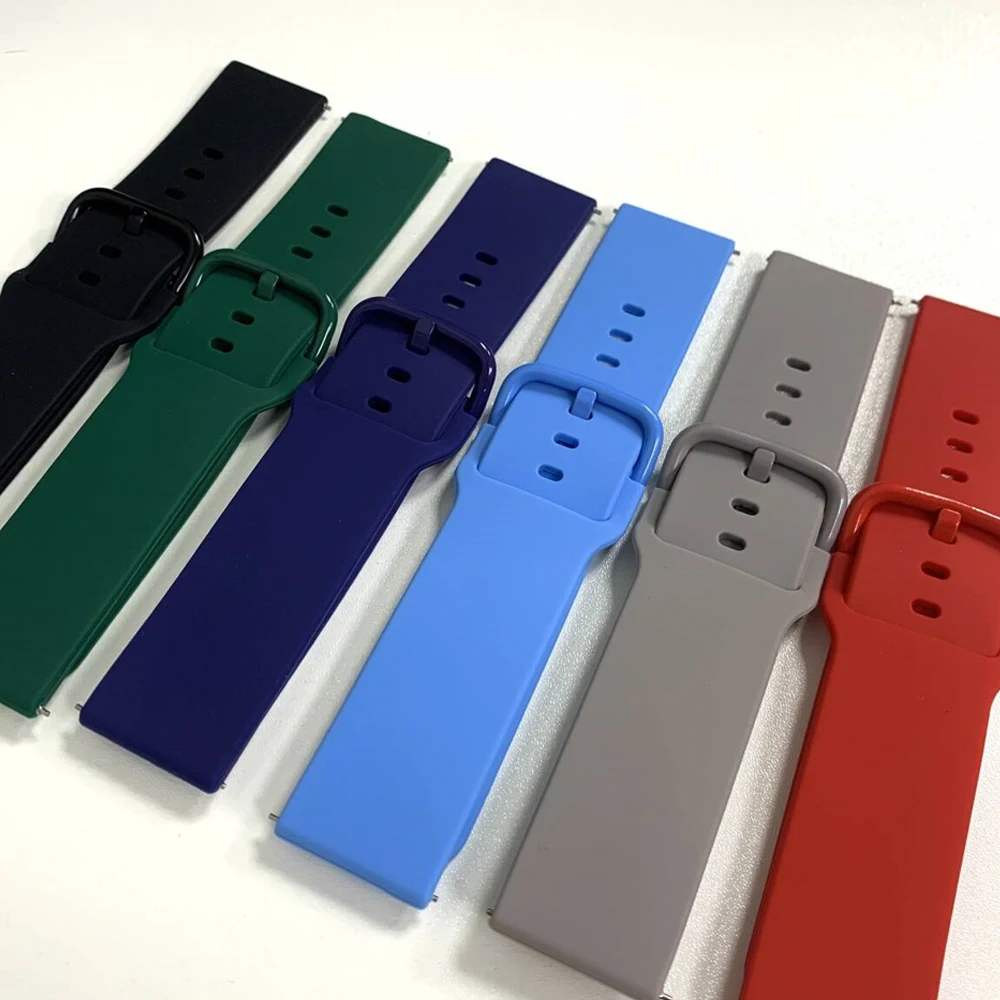 20mm 22mm Siliconen Band Voor Huawei Horloge 5 4 Pro GT5 pro GT 5 4 46mm/Buds/Runner/GT 2 3 42mm Bands Honor horloge Magic 2 Armband