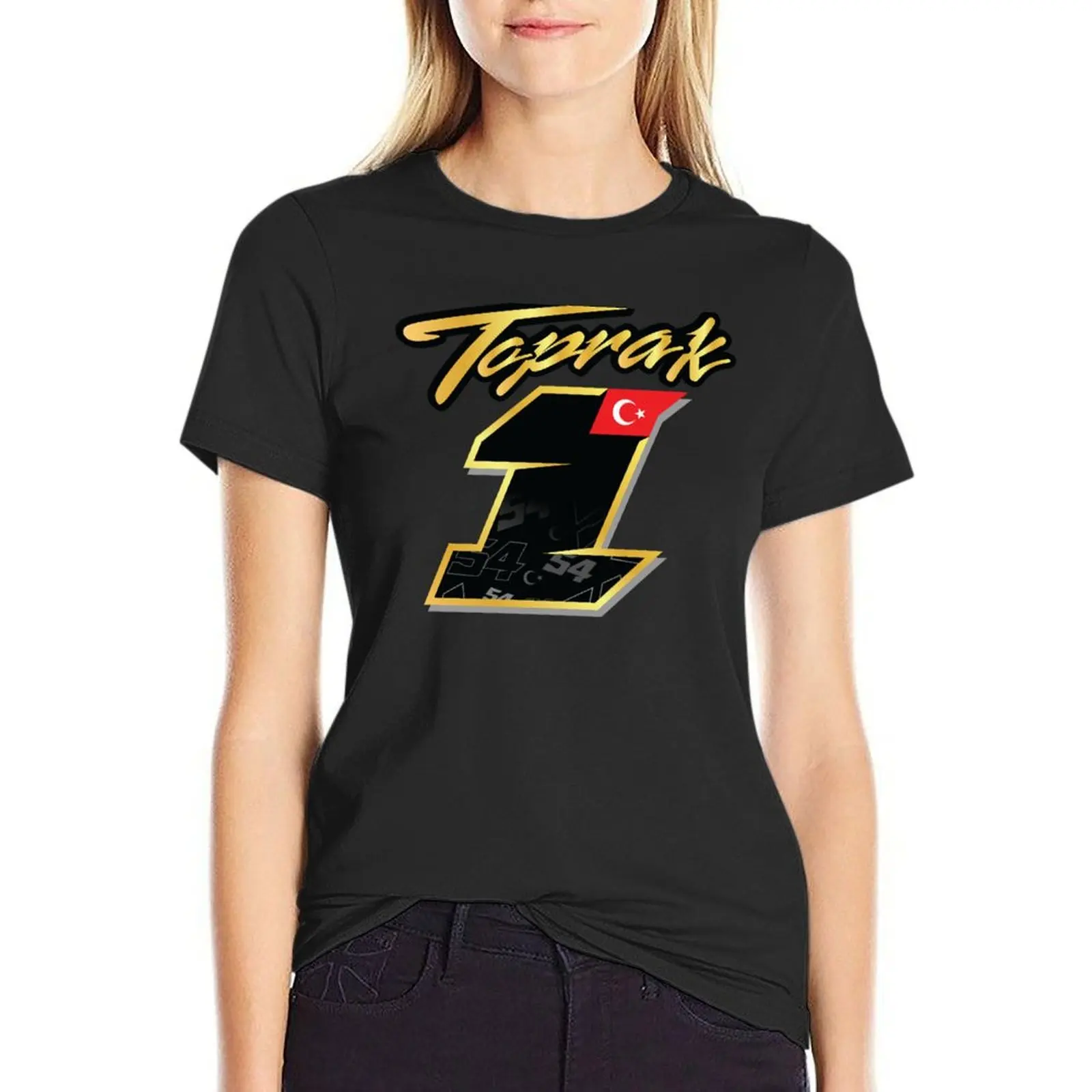 

Toprak Razgatlioglu Number 1 2022 T-Shirt Blouse summer top Women's summer blouses 2024