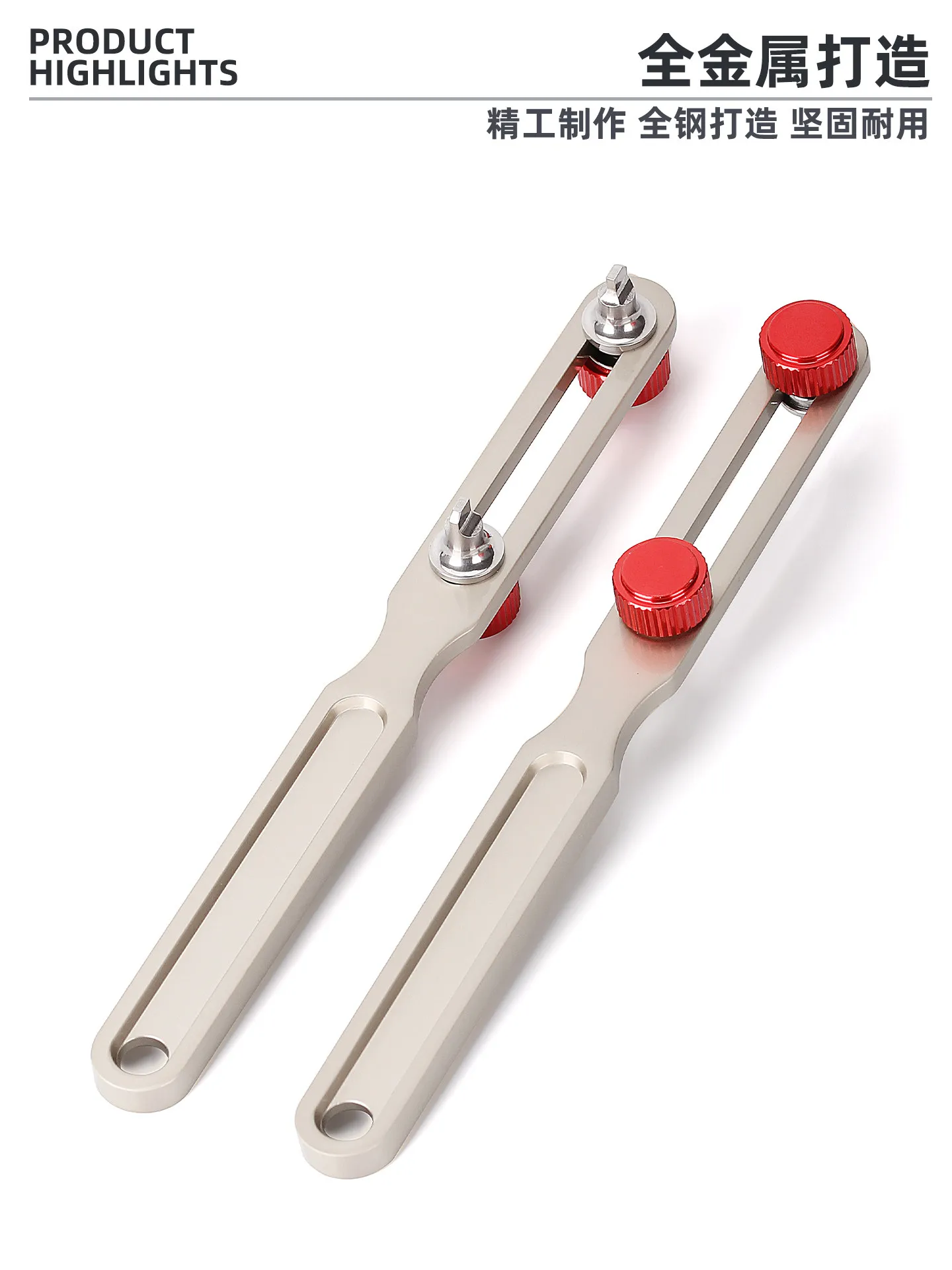Watch Repair Tool Two-prong Case Opener - Professional Watch Case Opener Set for Opening, Removing, and Replacing Watch Backs