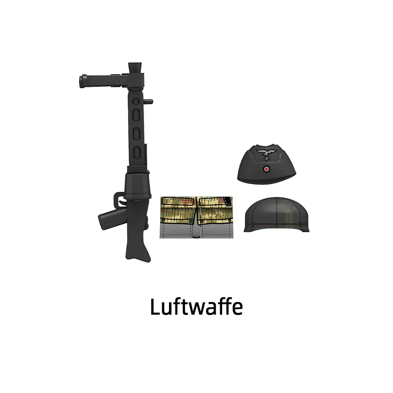 مجموعة مكعبات نموذج Luftwaffe MOC ألعاب هدايا N629-N632