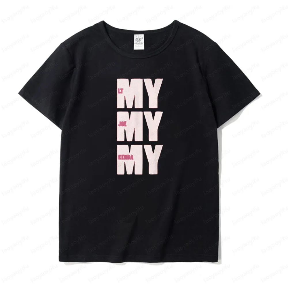 

Футболка My My My Creative Design с буквенным принтом и слоганом, женские модные повседневные летние футболки с короткими рукавами и круглым вырезом