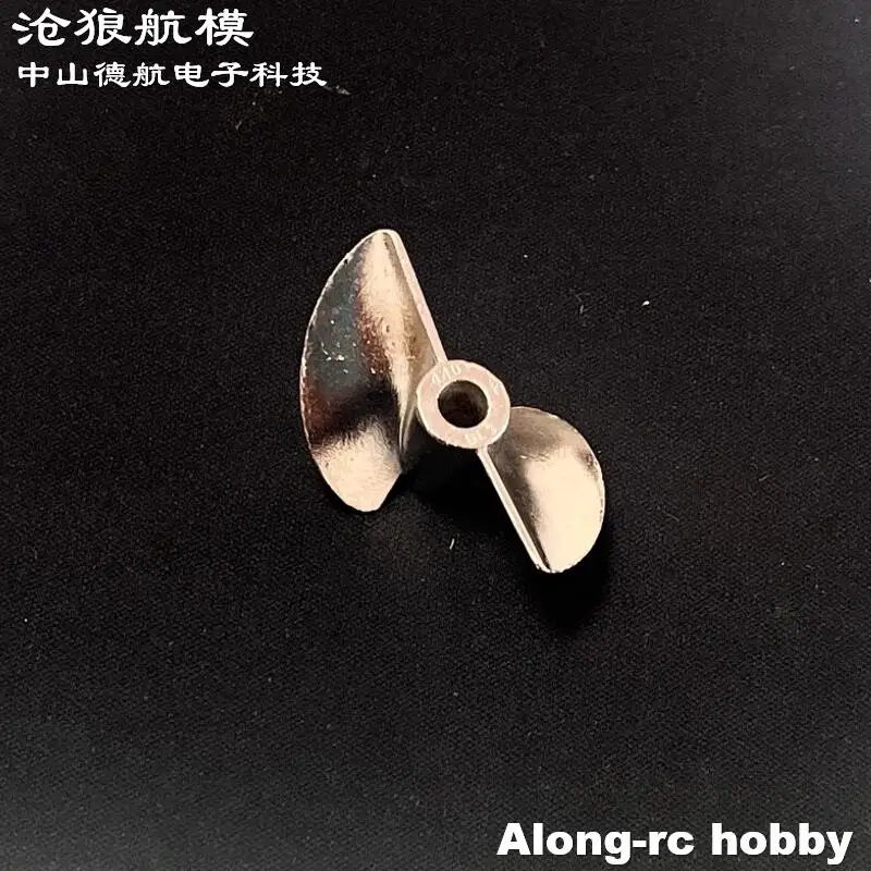 2 Stuks Rc Model Boten Onderdeel 40Mm Metalen Propeller Voor Volantex Rc Vector80 V798-2 798-4P 798-3 SR85 Atomic SR80 Pro