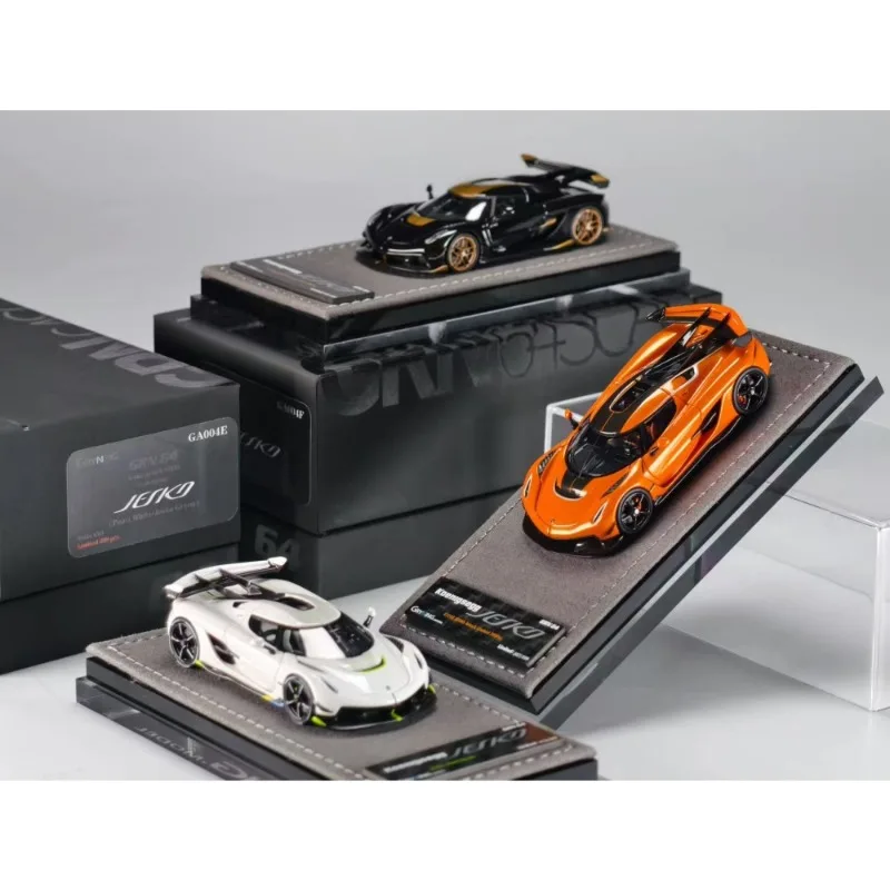 

GRYNING 1:64 Литая под давлением модель автомобиля из смолы Jesko, праздничная подарочная игрушка для мальчиков, коллекционный дисплей для взрослых.