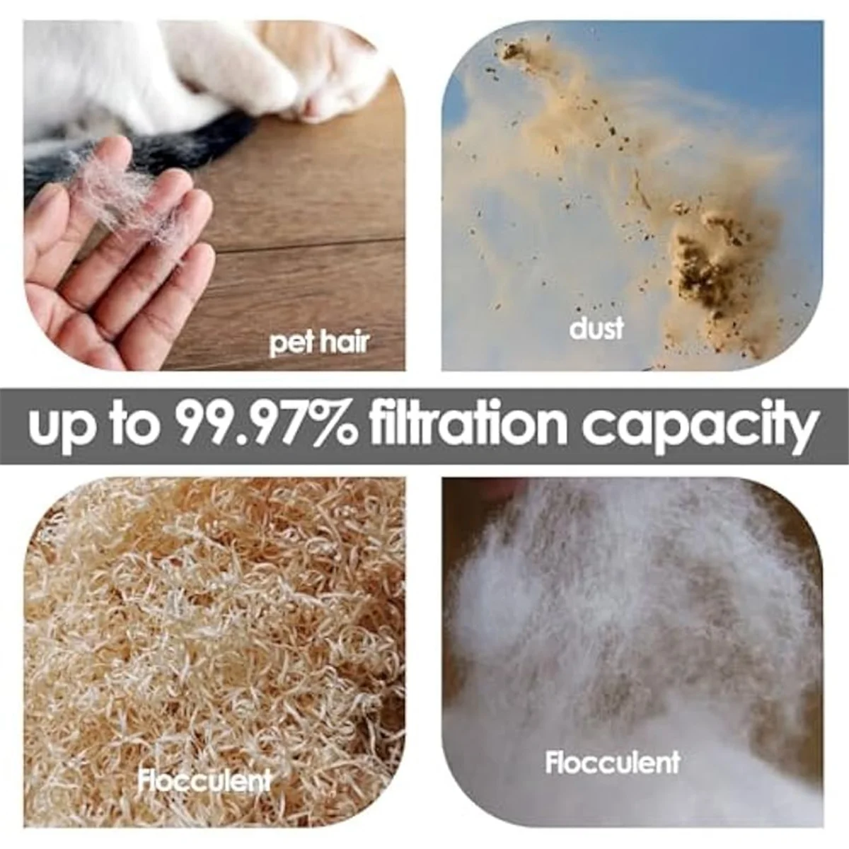 AC66 4 filtros de pacote para Ryobi 18V ONE + PCL733, PCL734, P3240 aspiradores úmidos/secos, parte A32VC05, A32RF08