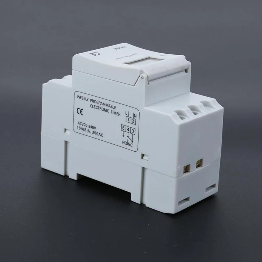 

Programmable Timer 12V Dc Mini Multipurpose On/Off Switch For Lights Machines 8 Events Daily Lcd 1Min-168H Relay Time