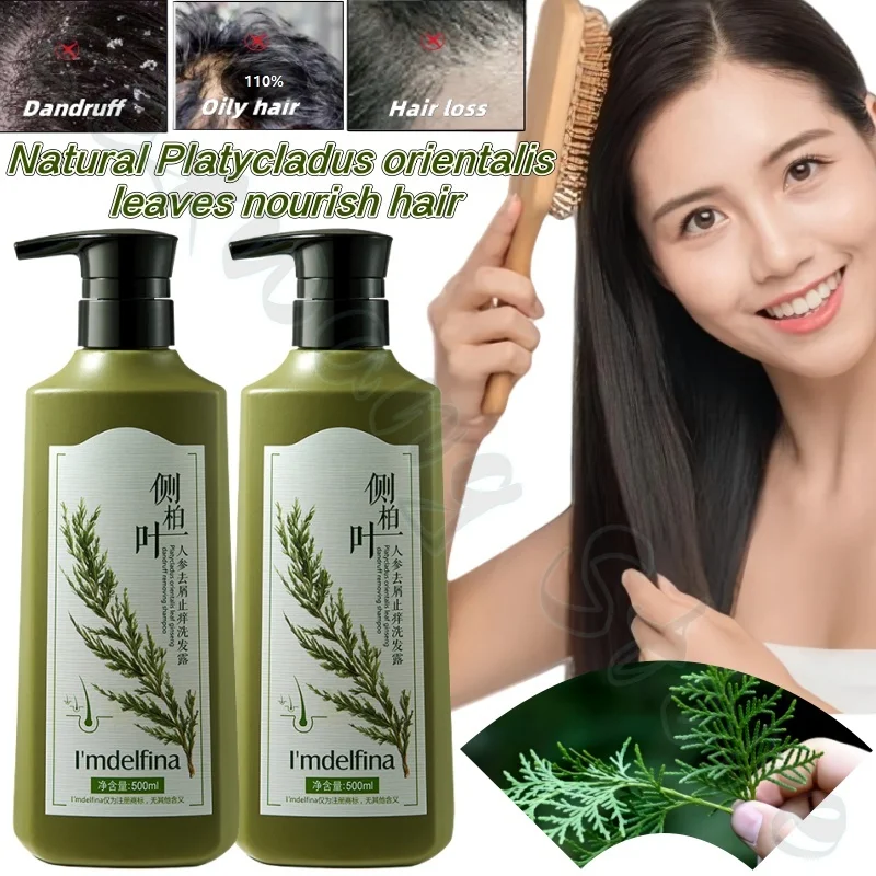

Натуральный шампунь с листьями Platycladura orientalis освежает, пуширует и укрепляет волосы, питает, уход за и успокаивает фолликулы для волос.