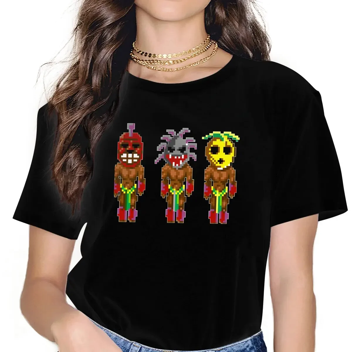 Cannibals Monkey Island Women T Shirt Fibre Punk O-Neck TShirt