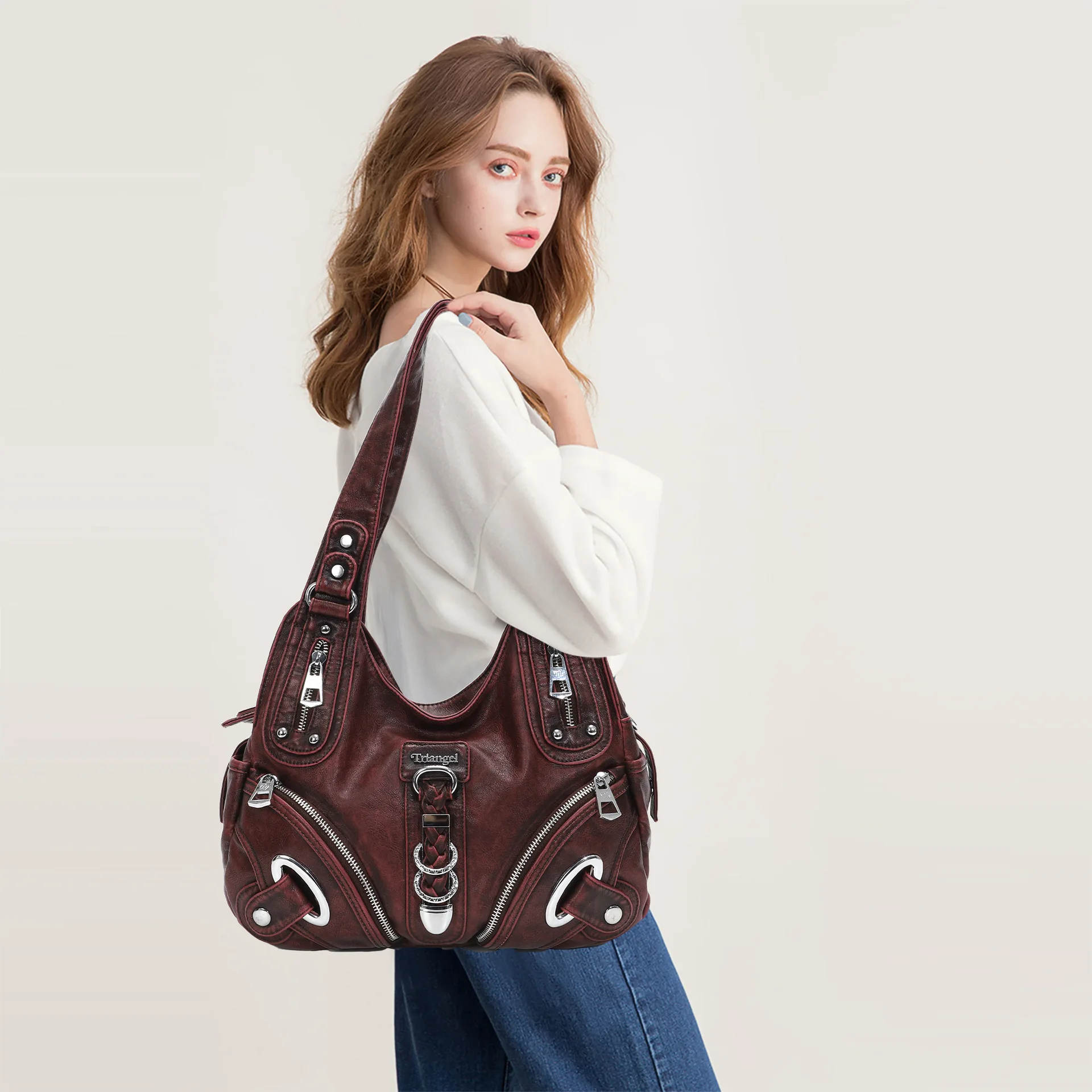 Women Handbags Fashion Leopard Shoulder Bag Large Tote Top-handle Shopping Pack Multifunctional Satchel Lady Hobos Big Purse - view 3