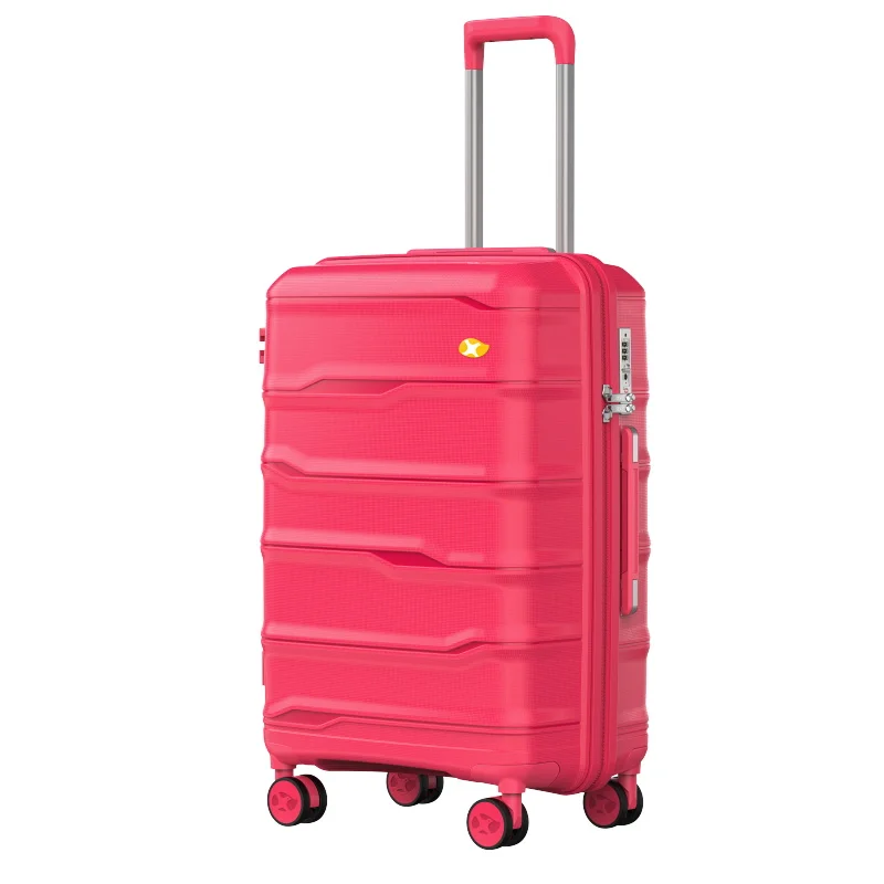 Wholesale Soft PP Material Suitcase Colorful Fashion Suitcase For Traveling Big Capacity Luggage travel suitcase set