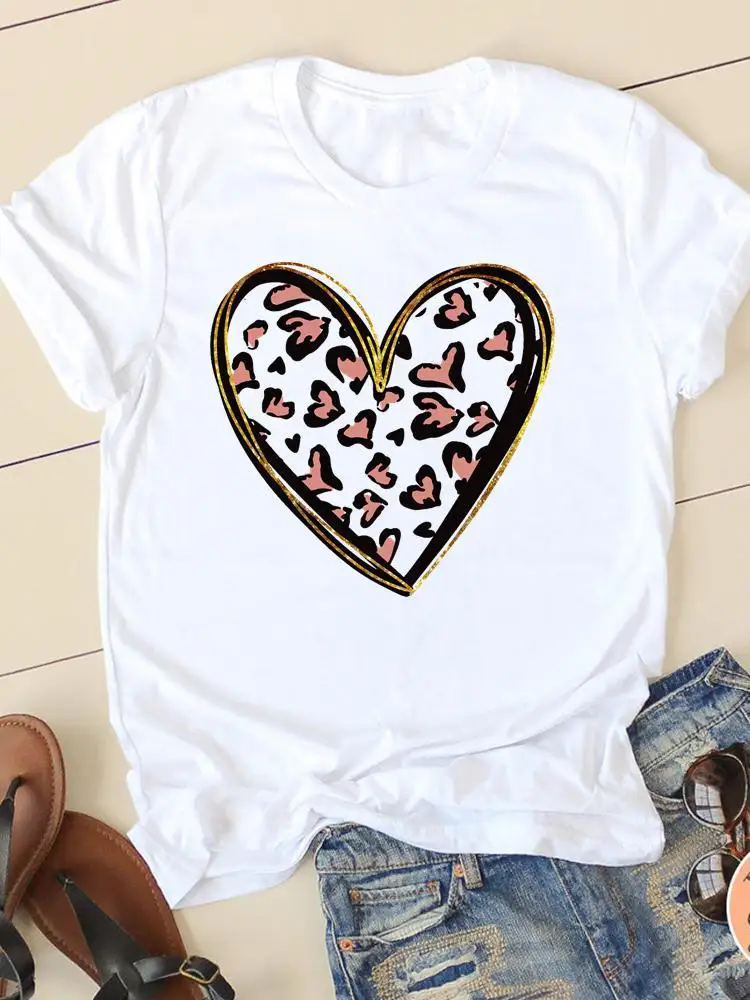 Moda damska Krótkie rękawy Letnia odzież z motywami z kreskówek Moda Harajuku Codzienne topy Graficzne koszulki Estetyczne