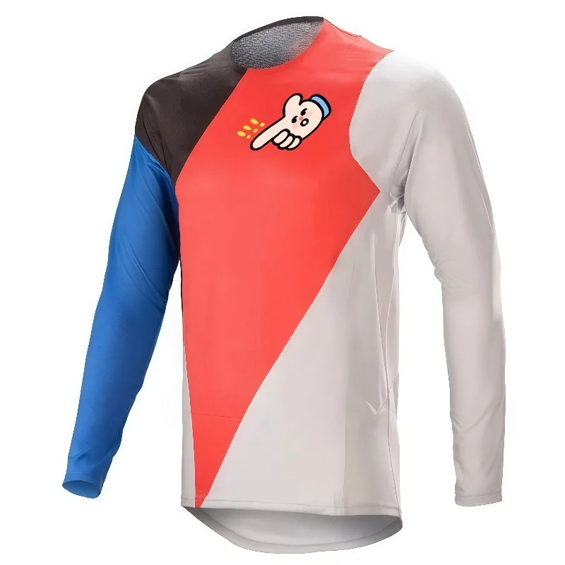 

Быстросохнущая футболка с длинными рукавами для езды на мотоцикле с 3D принтом и стильным байкерским принтом для мужчин и женщин