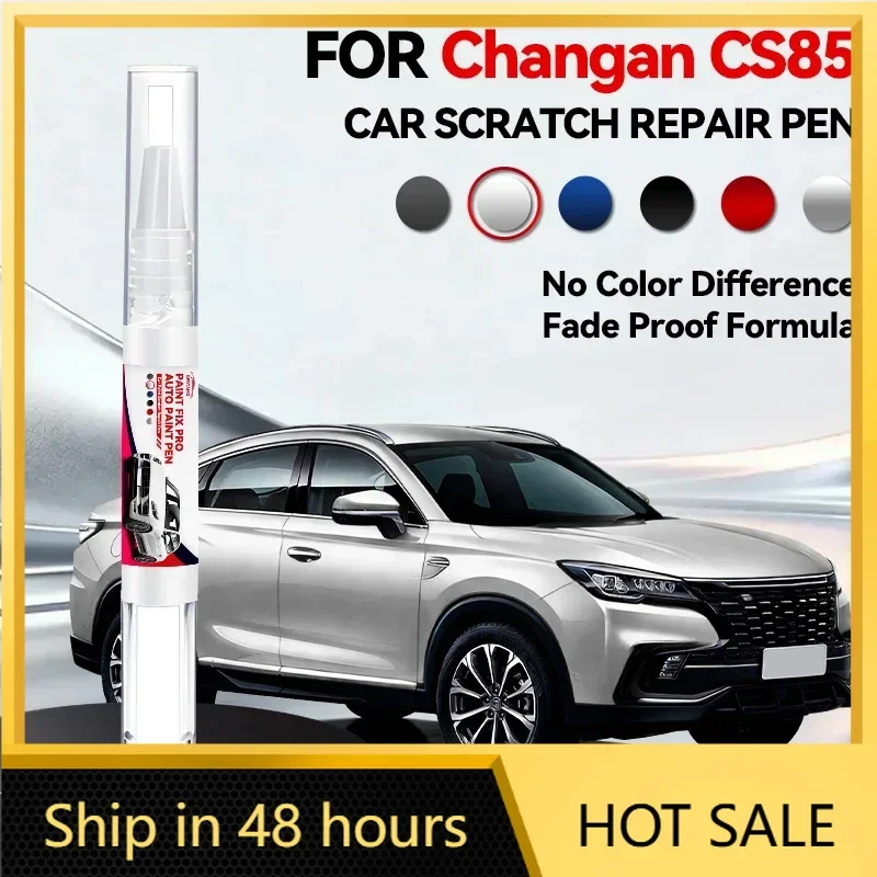 

Car Dedicated For Chang An CS85 Car Paint Repair Pen Touch Up Scratch Remover DIY Auto Accessories Polar White Red Star Blue Pur
