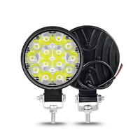 14LED 48W 16SMD Work Light LED Car Front Fog Light 6000K 12V 24V Truck SUV Engineering Off-road Worklights