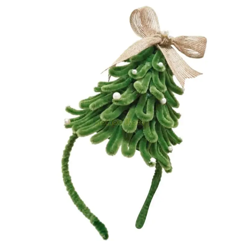 31bf Christmas Tree Headband Heliband Headpiece Celebration Stagions Decors