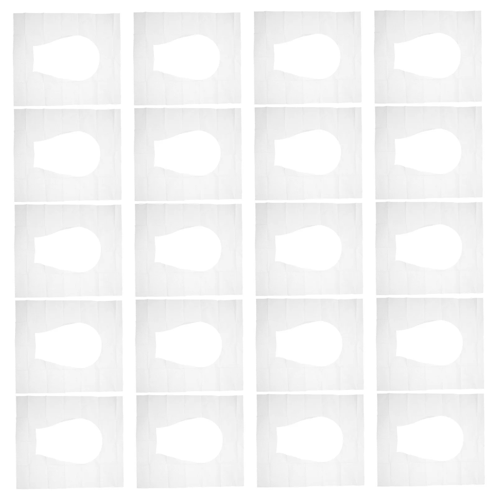 

100pcs Toilet Seat Covers Disposable Portable Cushions For Hotel Hospital Travel Restroom Use Lightweight Sanitary Paper