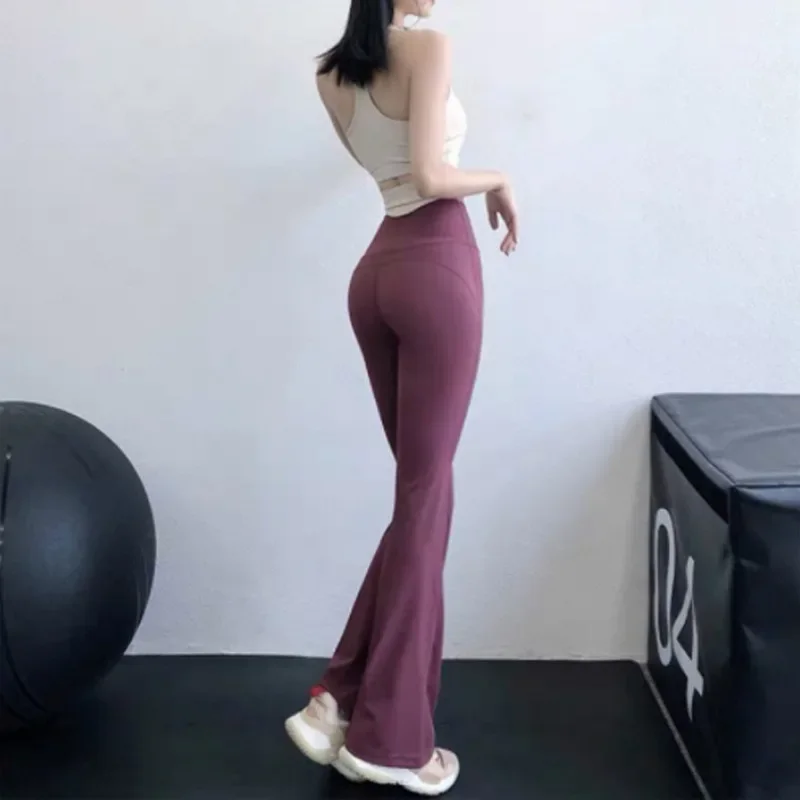 

Women's Flare Leggings Yoga Pants Gym Fitness Sports High Waist Fitness Casual Tummy Tuck Pants Flare Sweat Pants Yoga Leggings