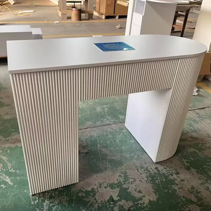 Modern Nail Salon Desk Manicure Table With Cover Latin America Nail Art Station Furniture