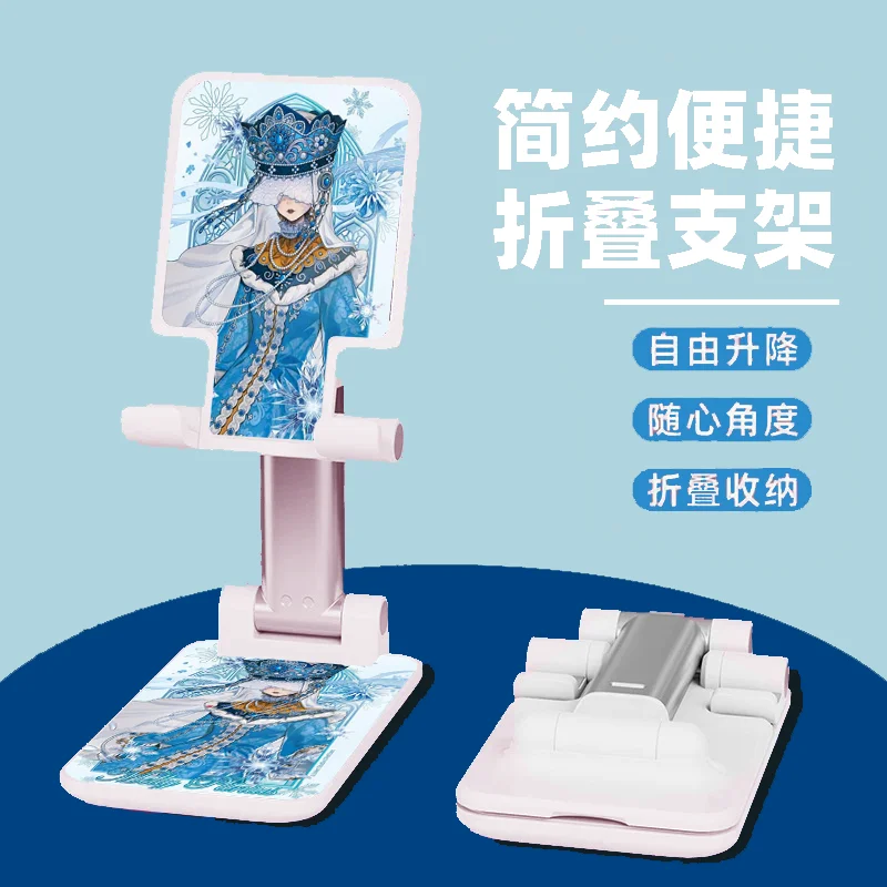 شخصيات كرتونية إميلي داير إيما وودز سطح المكتب حامل الهاتف المحمول رفع متعدد الوظائف تلسكوبي لطيف الكرتون بالجملة