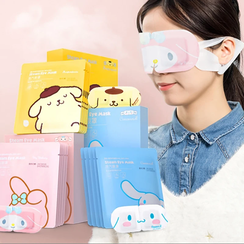 Enjoy Eye Spa Steam Eye Mask For Sleeping Eyes Massage Warm Compress Eye Care Relax Nature Remove Disposable Sleep Warm Masks