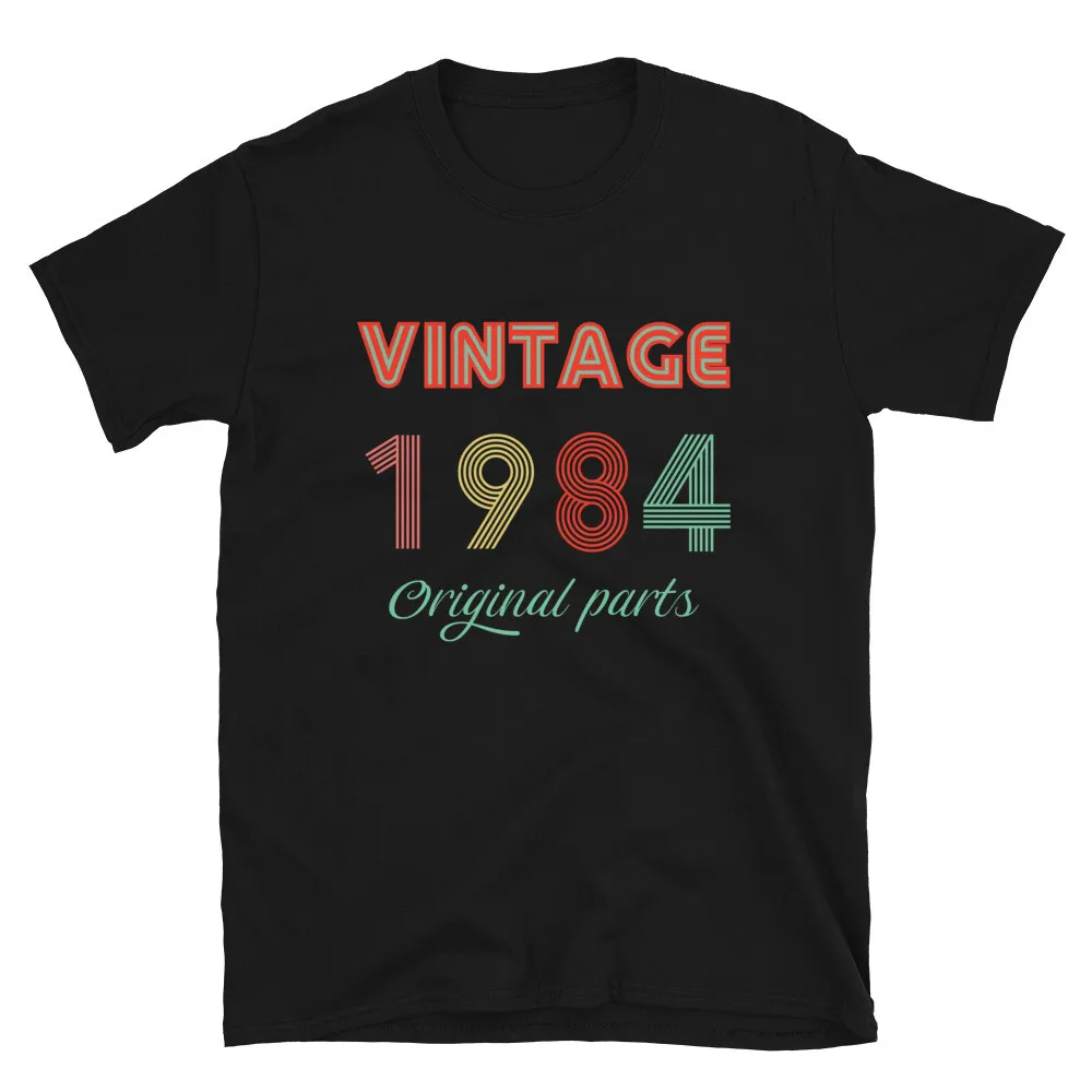 

Birthday Gift Vintage 1984 T-Shirt Retro Birthday Party 1984 Unisex Shirt