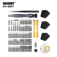 JAKEMY JM-8187 83 in 1 Precision Screwdriver Set with Aluminum Alloy Handle for Mobile Phone Tablet PC Repair Screwdriver Set