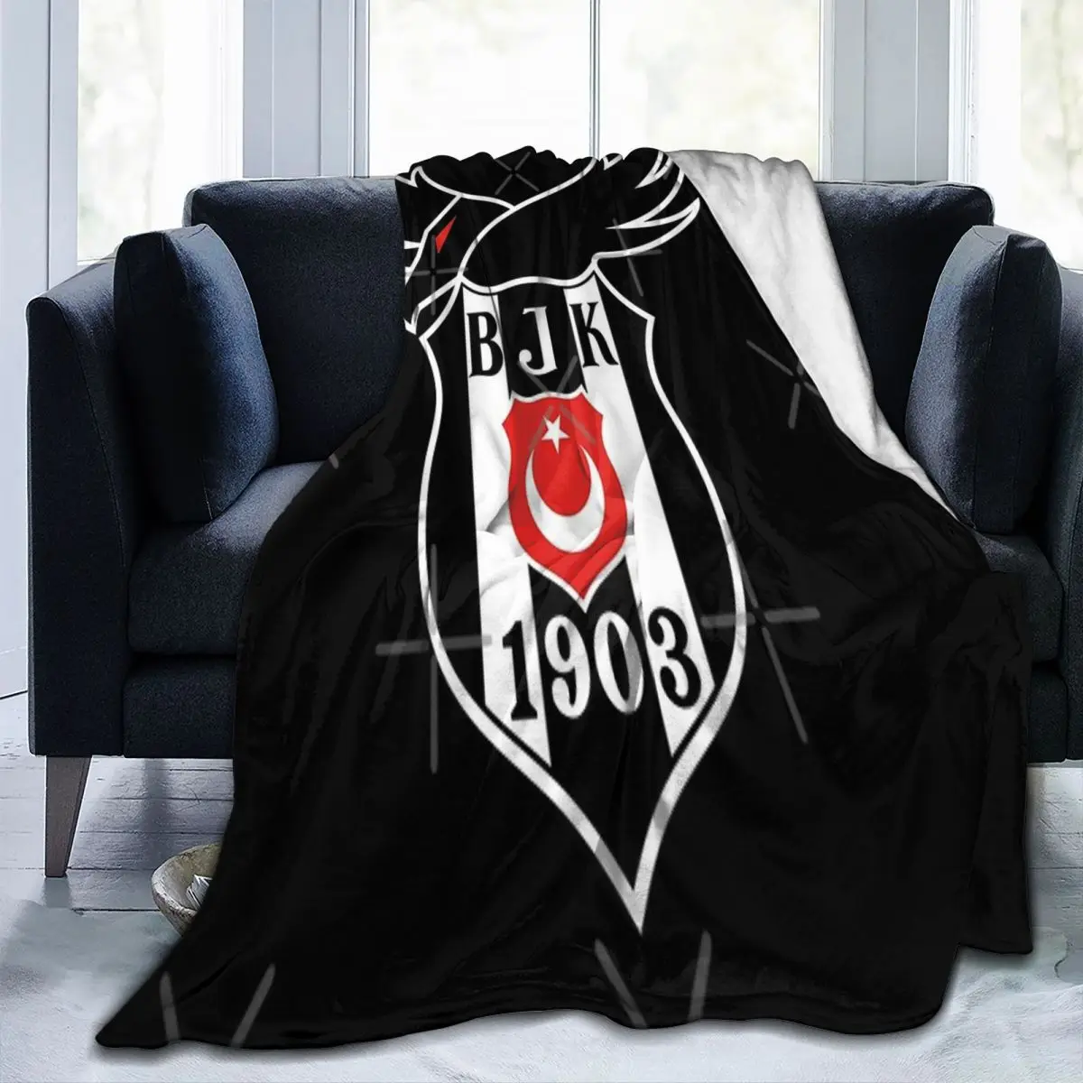 Throw Blanket Besiktas 1903 Micro Fleece Blanket Four Sizes Cute Comfortable Suitable For Sofa AntiPilling Blanket