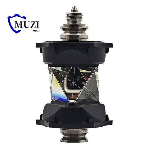 Sliver 360 Degree Prism ATP1 Reflective Prism for Trimble for Topcon Total Station Surveying Reflector Prism with 5/8"x11 Thread