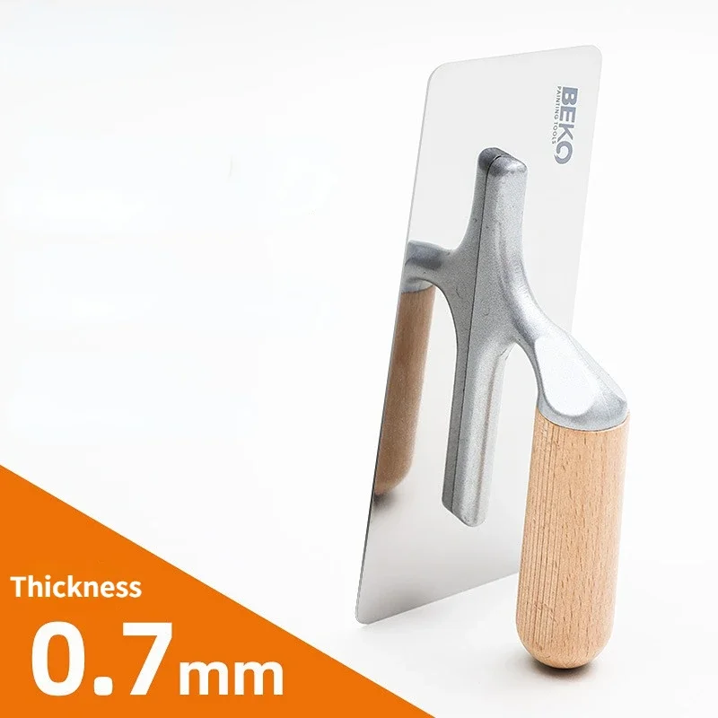 Imagem -06 - Concreto Trowel Tool Grupo Parede de Reboco Trowel para Parede Tinta de Gesso Construção Drywall Ferramenta de Cimento Pcs por Conjunto Aço Inoxidável