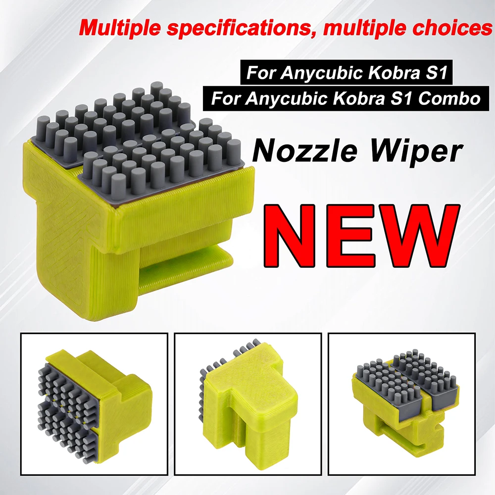 Silikonbürste für Anycubic Kobra S1 Combo Hotend Düse, verbessertes Düsenwischer-Reinigungswerkzeug für Kobra S1C Reinigungszubehör – Detail 6